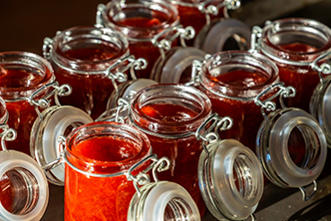 Rhubarb and Strawberry Jam